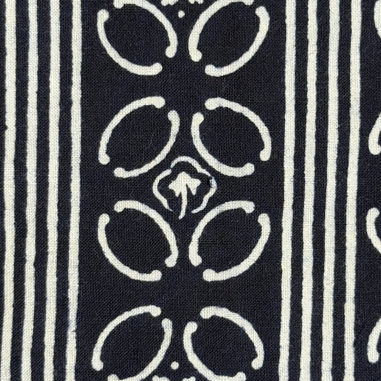 "Indigo and White" Vintage Japanese Yukata