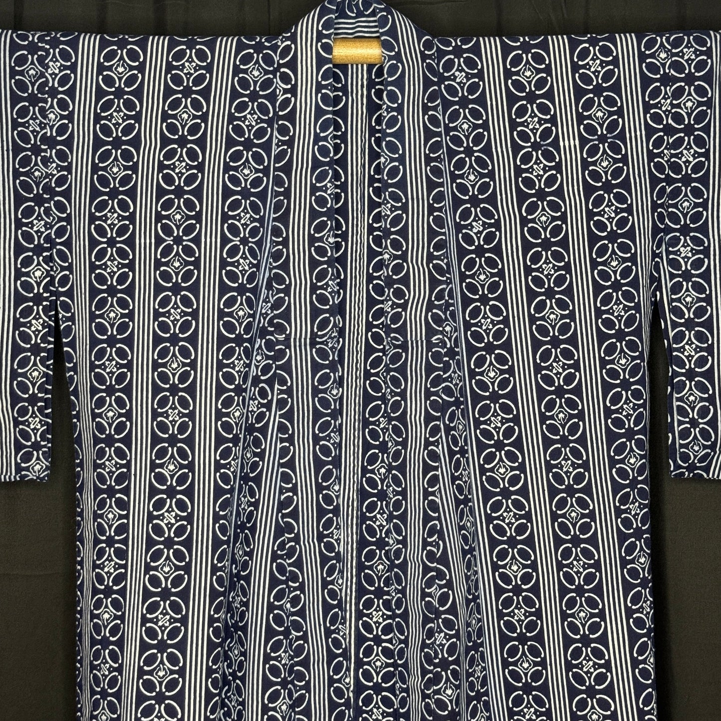"Indigo and White" Vintage Japanese Yukata