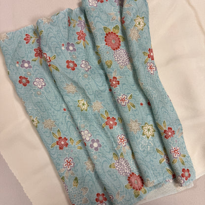 "Cheerful Florals" Obiage Obijime Set