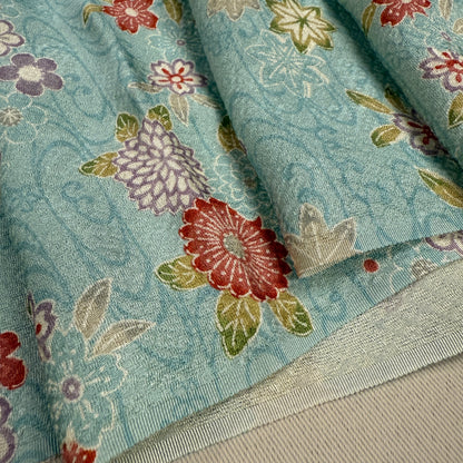"Cheerful Florals" Obiage Obijime Set