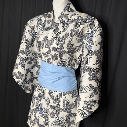 "Butterfly Field" Vintage Casual Kimono