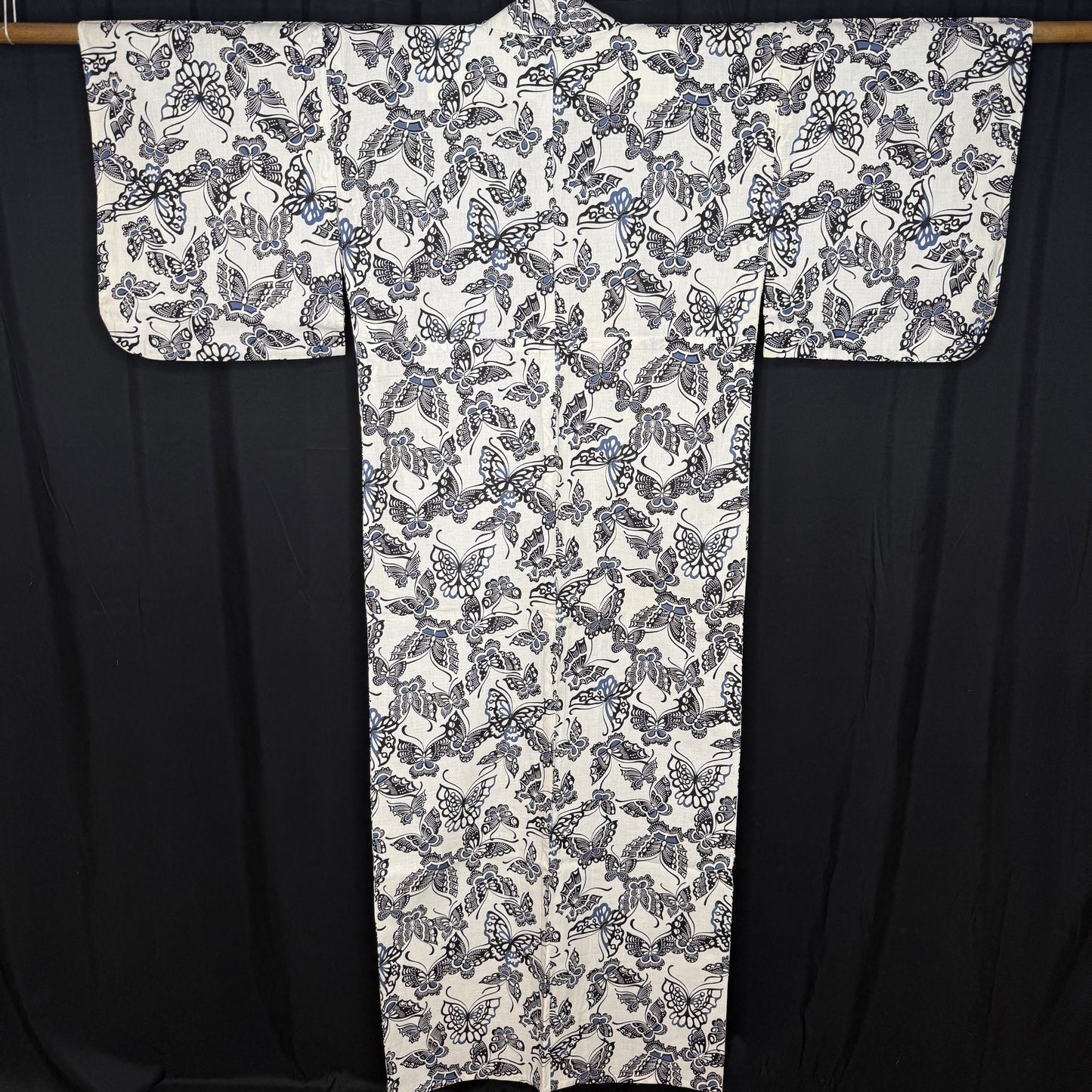 "Butterfly Field" Vintage Casual Kimono