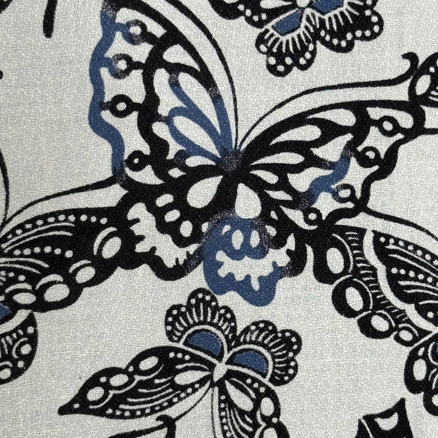 "Butterfly Field" Vintage Casual Kimono