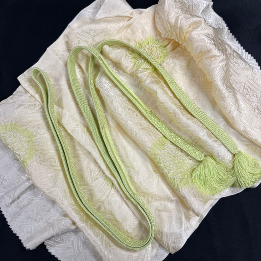 "Spring Shibori" Obiage Obijime Set