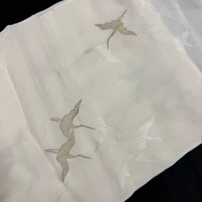 "Shimmering Cranes" Obiage Obijime Set