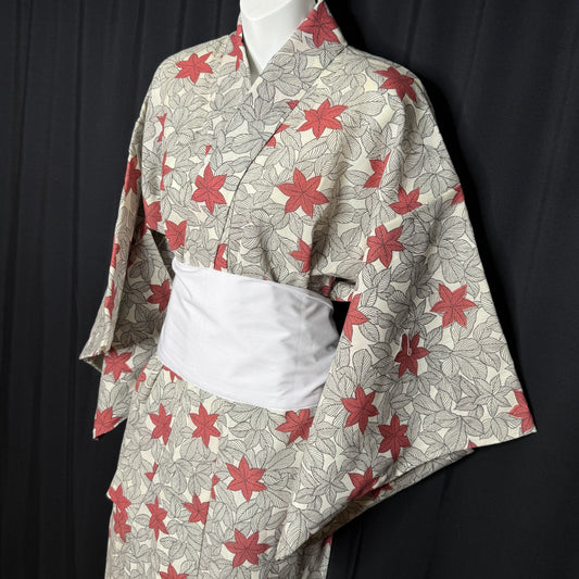 "Momiji Garden" Vintage Casual Kimono