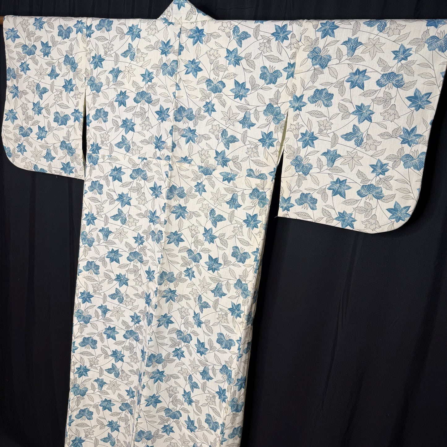 "Summer Blue" Vintage Casual Kimono