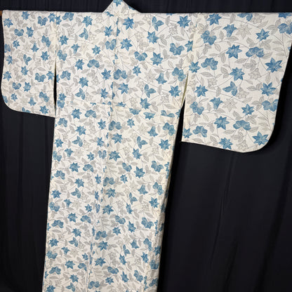 "Summer Blue" Vintage Casual Kimono