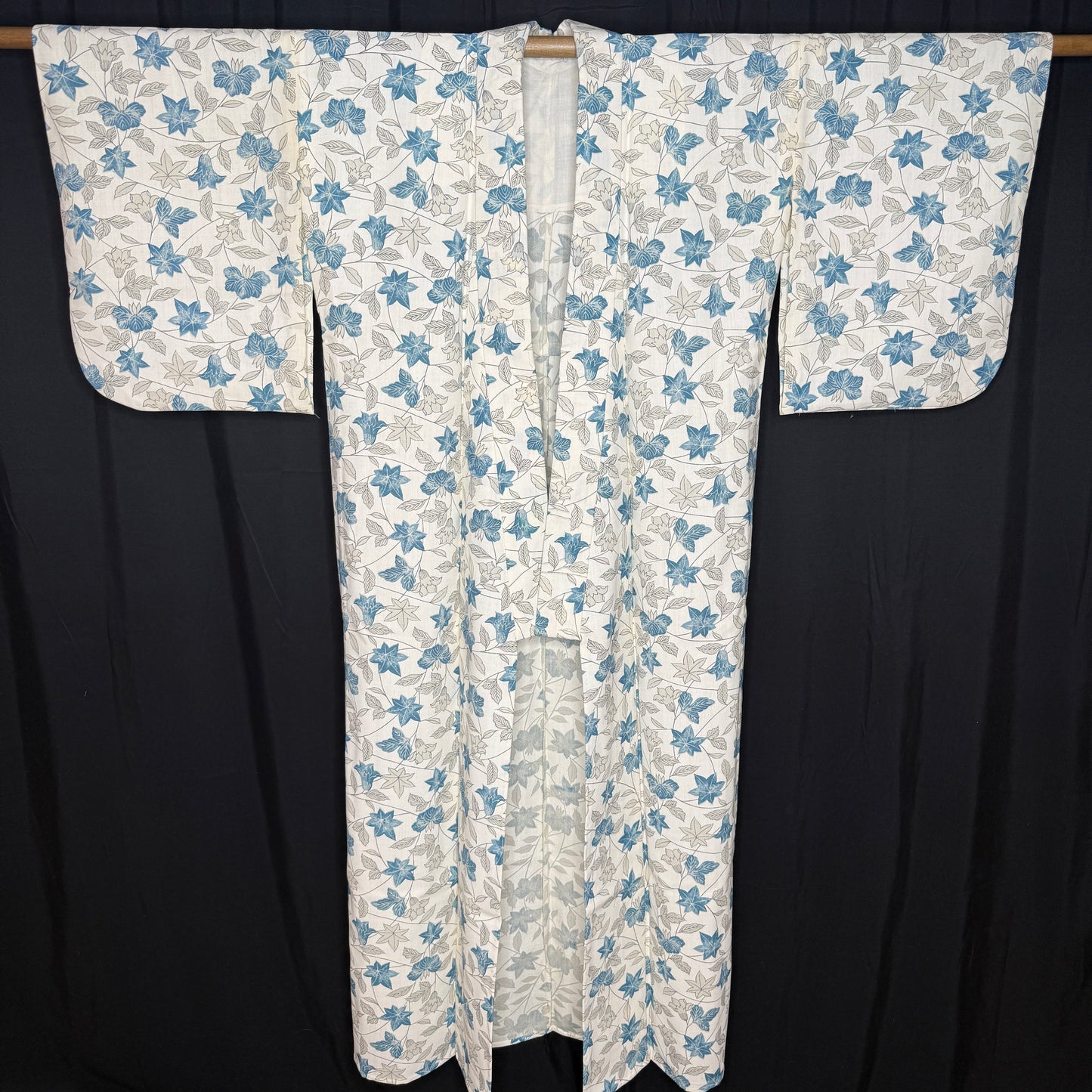 "Summer Blue" Vintage Casual Kimono