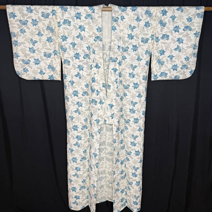 "Summer Blue" Vintage Casual Kimono