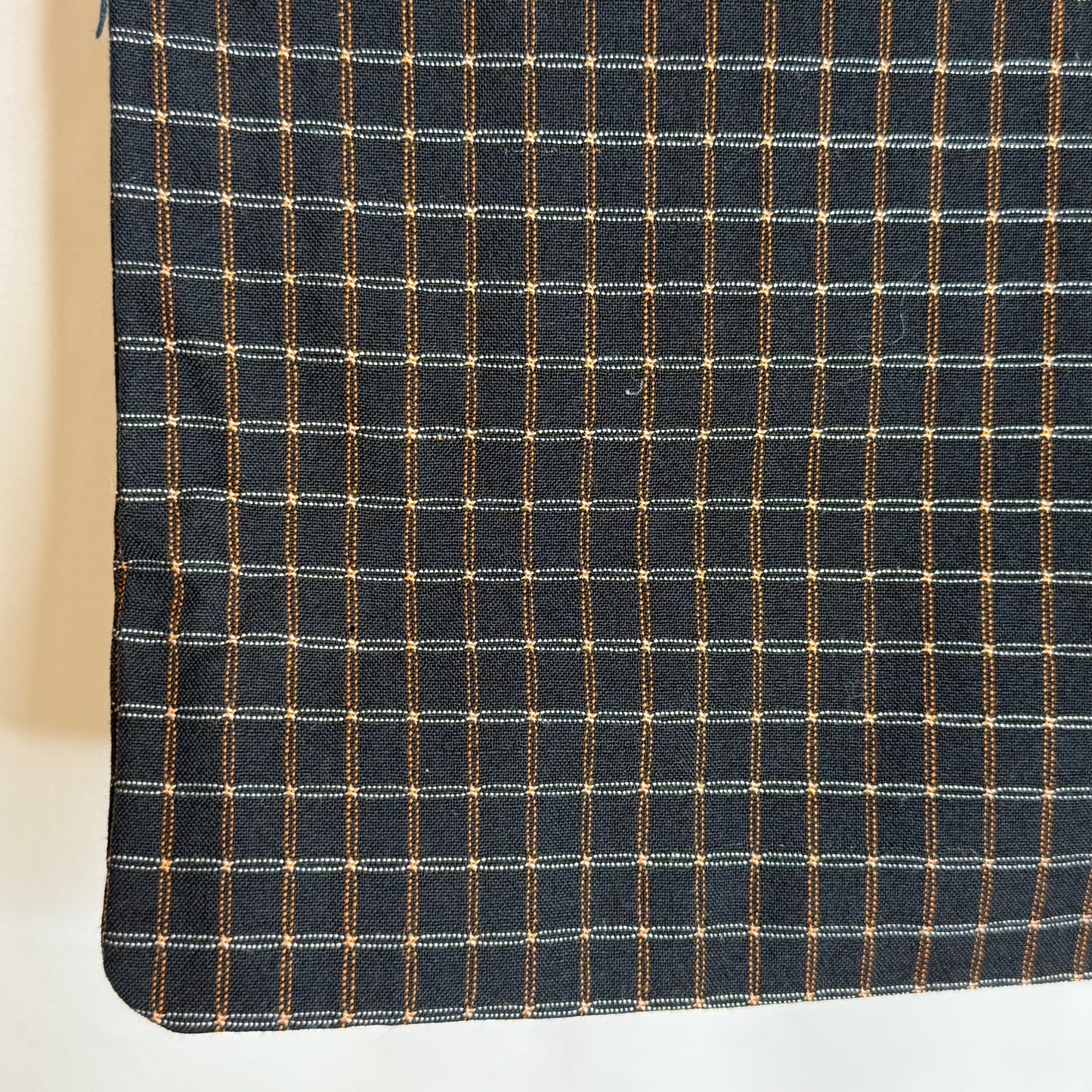 "Checked Grid" Vintage Casual Kimono