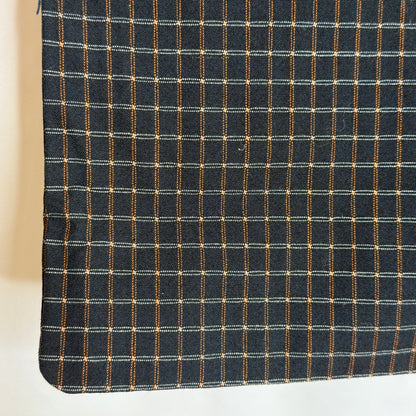 "Checked Grid" Vintage Casual Kimono