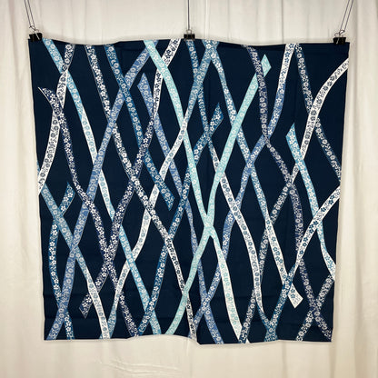 "Blue Ribbons" Furoshiki Wrapping Cloth