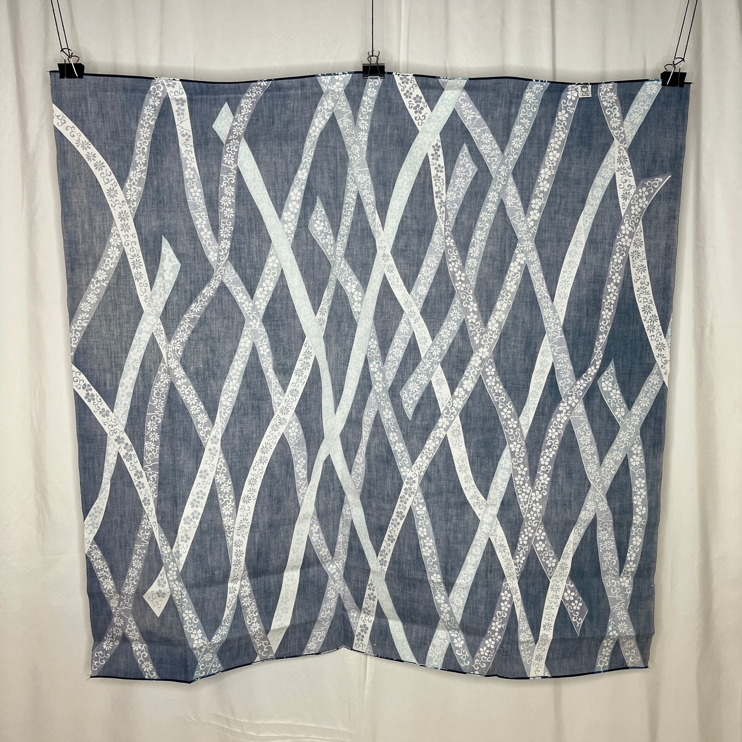 "Blue Ribbons" Furoshiki Wrapping Cloth