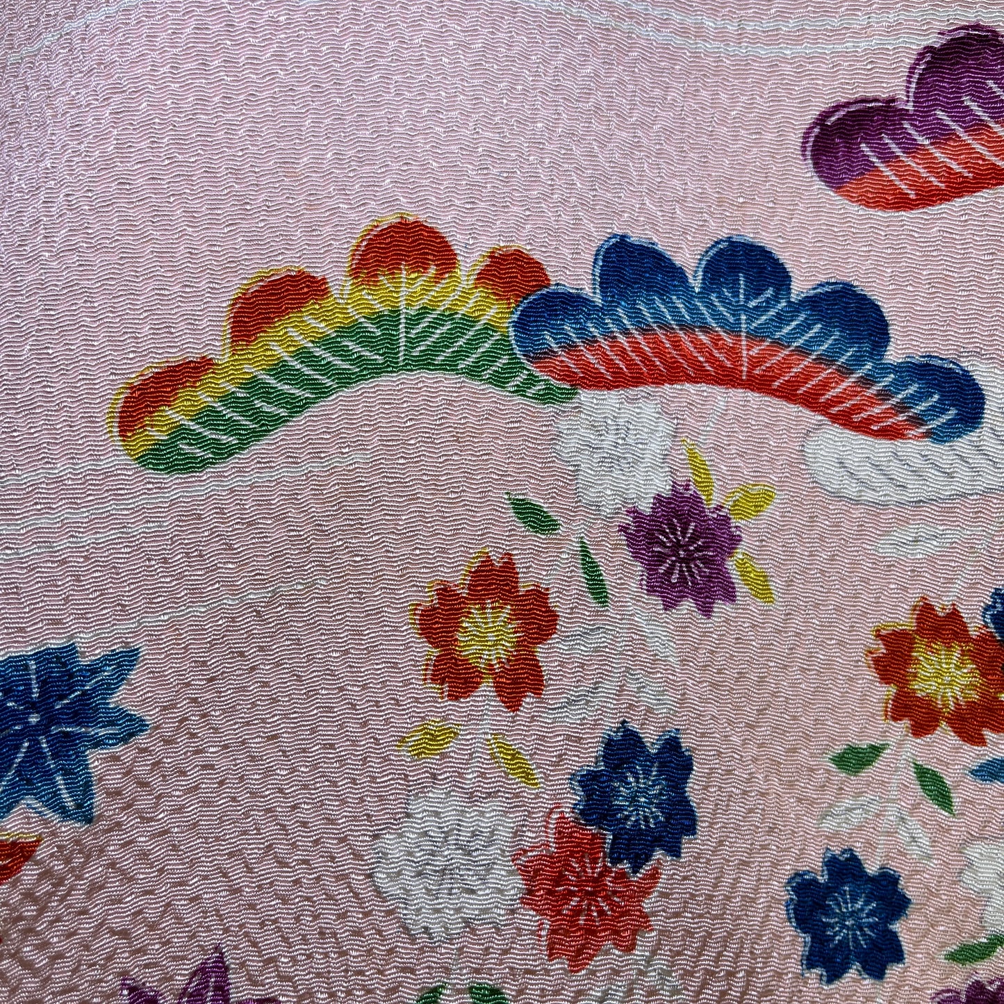 "Rainbow Florals" Furoshiki Wrapping Cloth