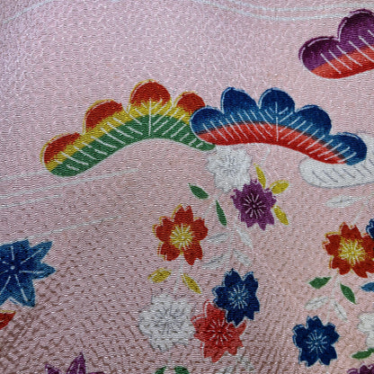 "Rainbow Florals" Furoshiki Wrapping Cloth