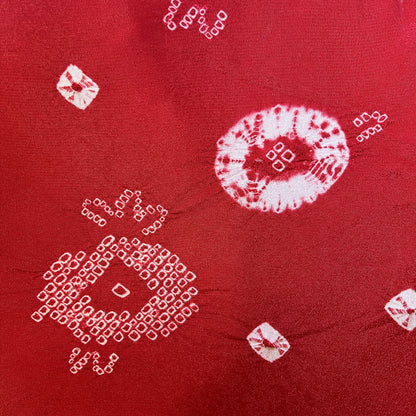 "Red Shibori" Furoshiki Wrapping Cloth