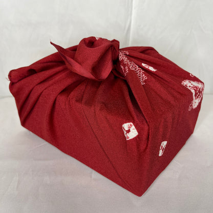 "Red Shibori" Furoshiki Wrapping Cloth