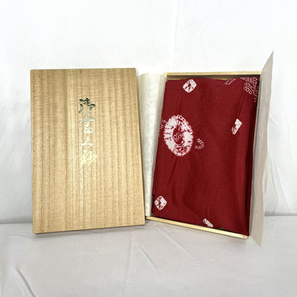 "Red Shibori" Furoshiki Wrapping Cloth