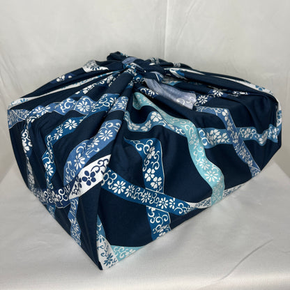 "Blue Ribbons" Furoshiki Wrapping Cloth