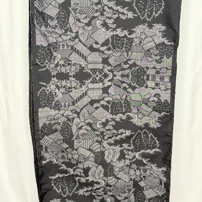 "Misty Hillside" Vintage Kimono Yardage