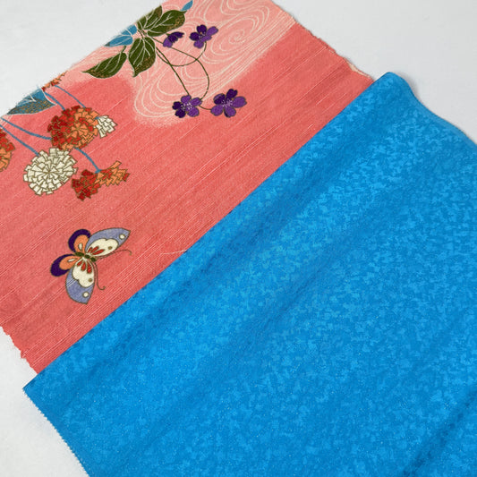 "Bloom and Blue" Yardage Pair Set