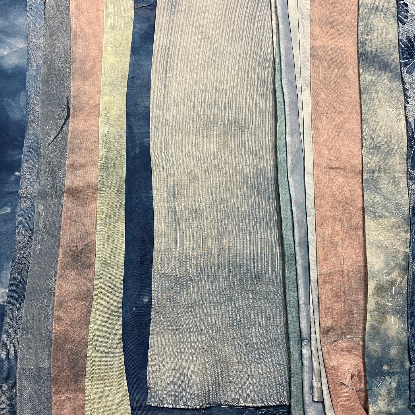 "Indigo Fun - 12 Wide" Overdyed Linings