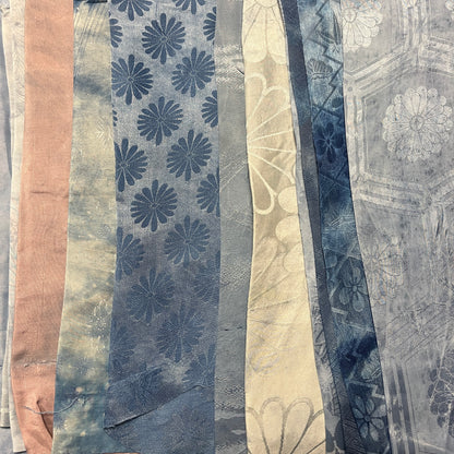 "Indigo Fun - 12 Wide" Overdyed Linings