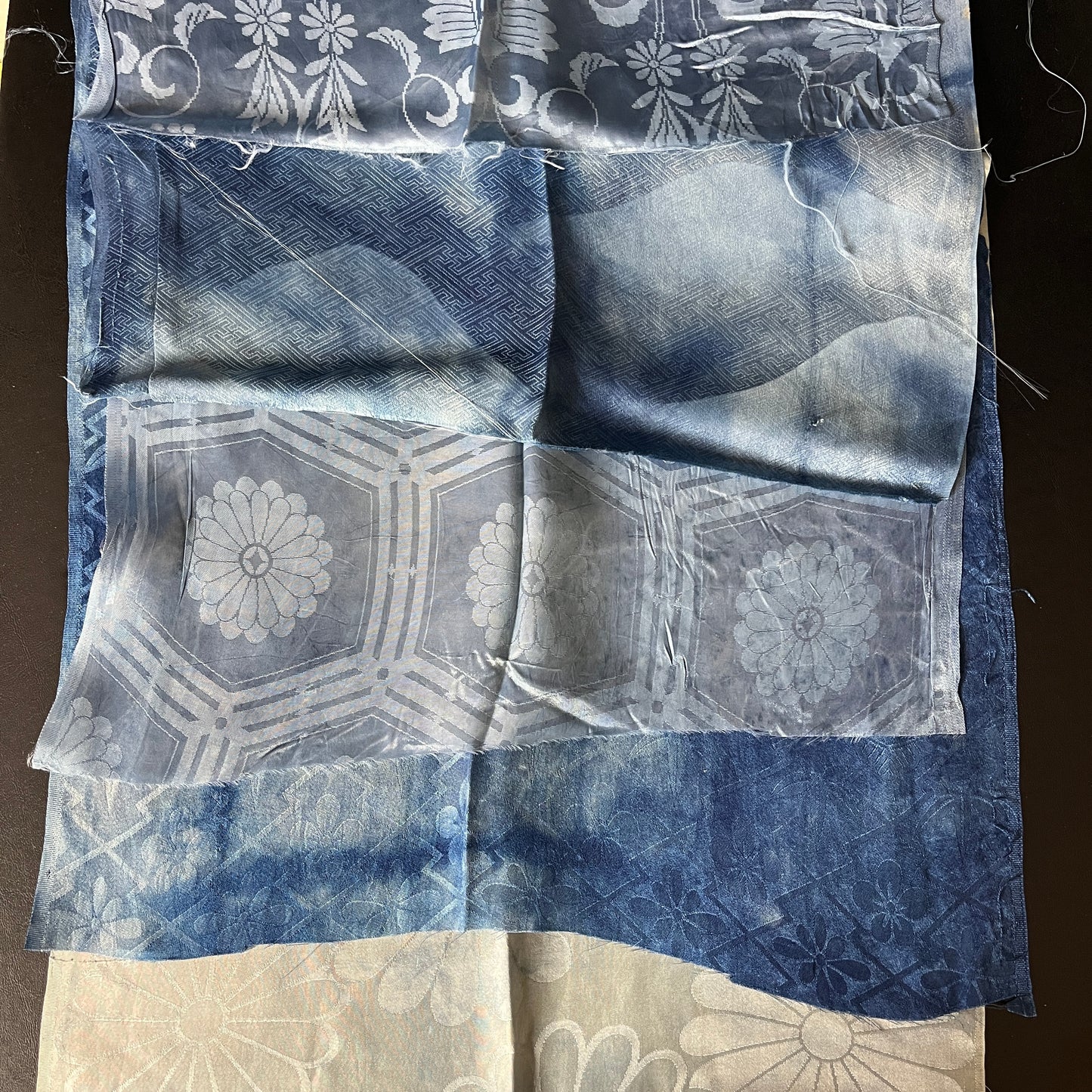 "Indigo Fun - 12 Wide" Overdyed Linings