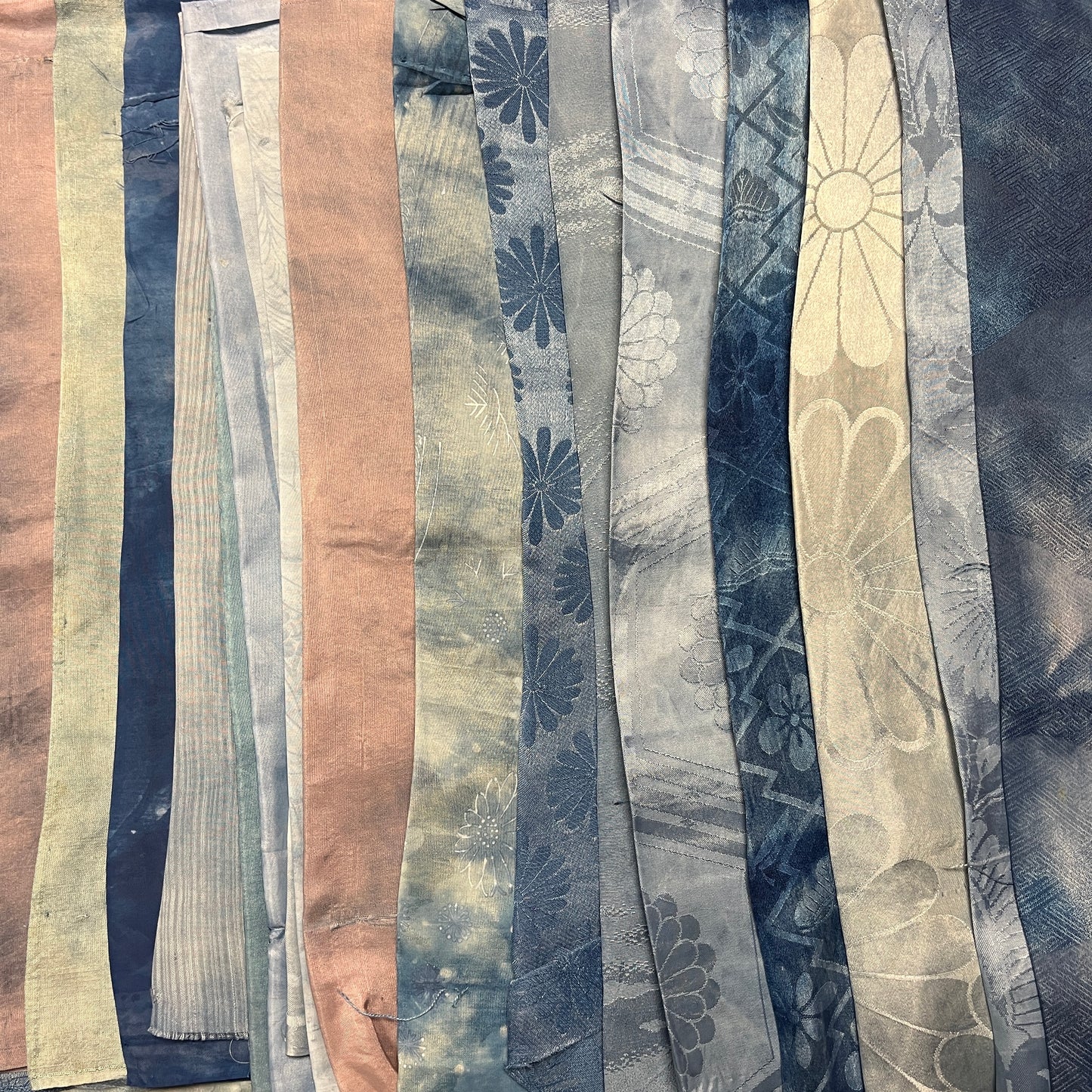 "Indigo Fun - 12 Wide" Overdyed Linings