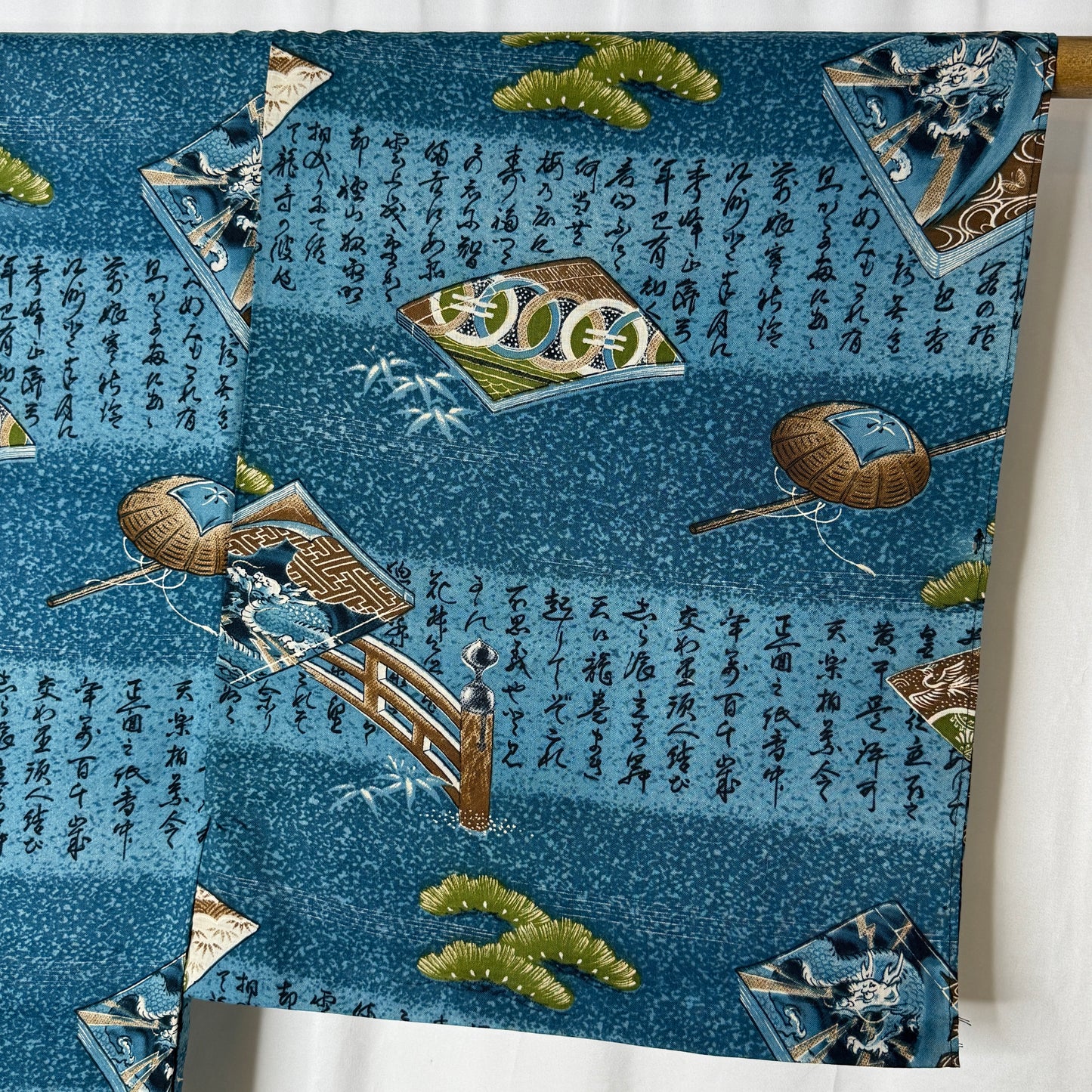 "Pine and Poetry" Man's Juban Underkimono