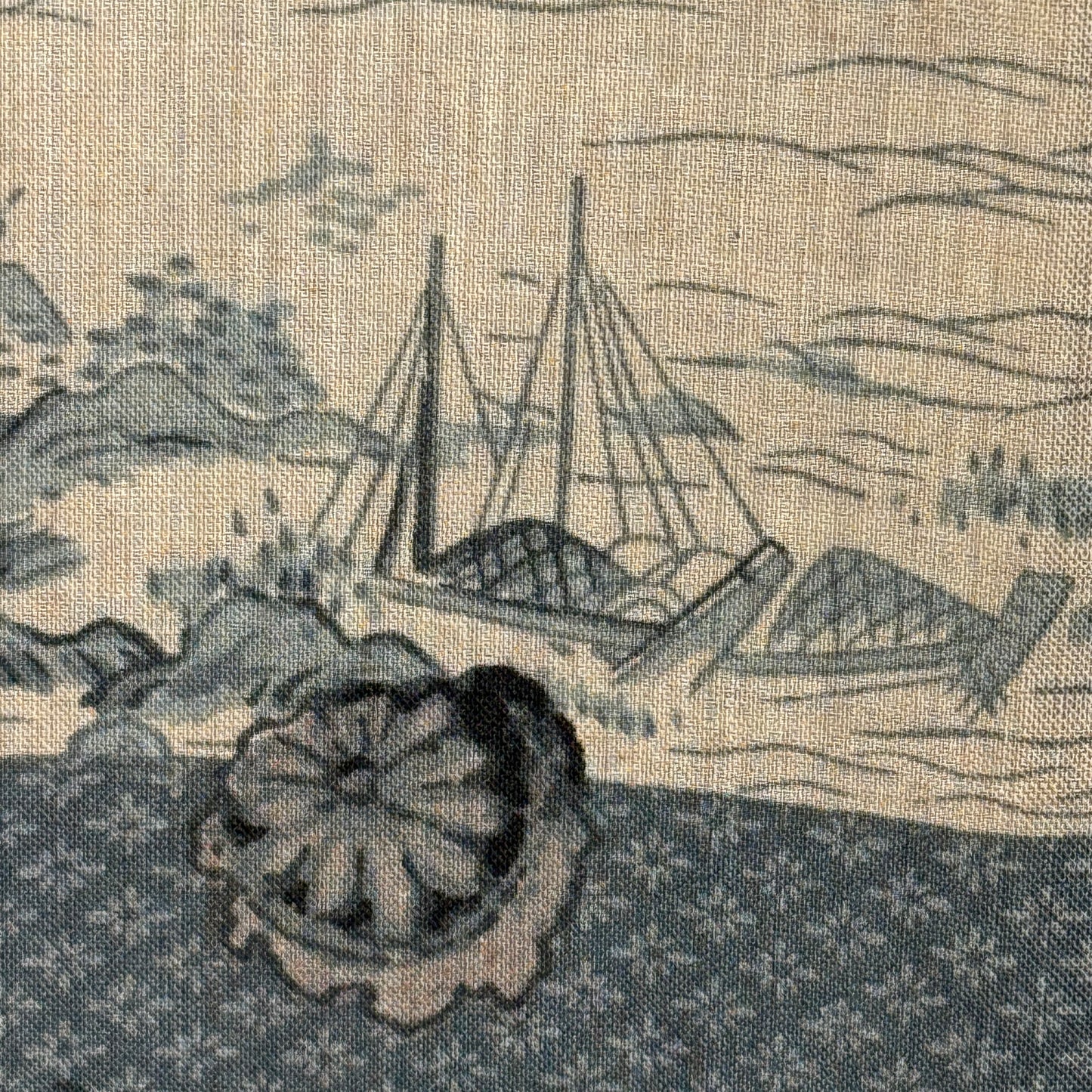 "Harbor Mist" Man's Juban Underkimono