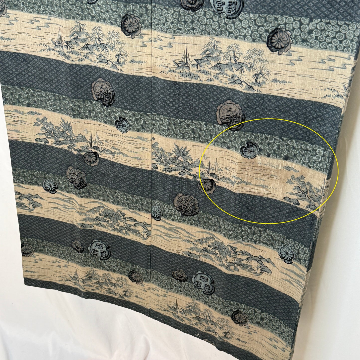 "Harbor Mist" Man's Juban Underkimono