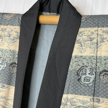 "Harbor Mist" Man's Juban Underkimono