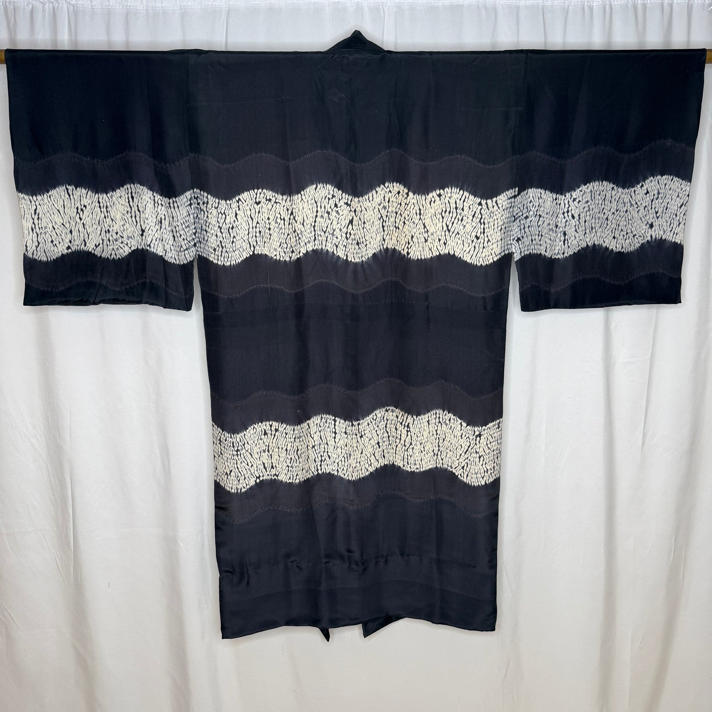 "Shibori Tide" Man's Juban Underkimono