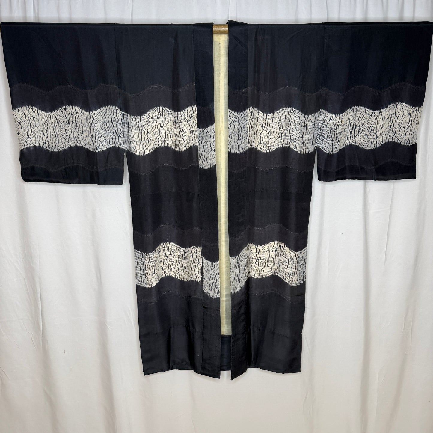 "Shibori Tide" Man's Juban Underkimono