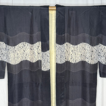 "Shibori Tide" Man's Juban Underkimono