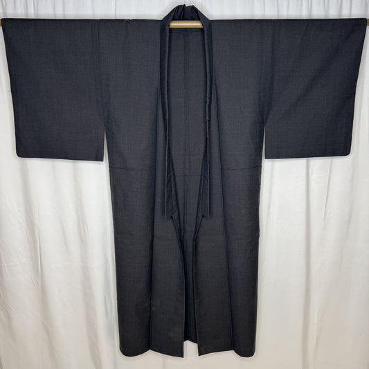 "Dark Gray - Unlined" Man's Casual Kimono