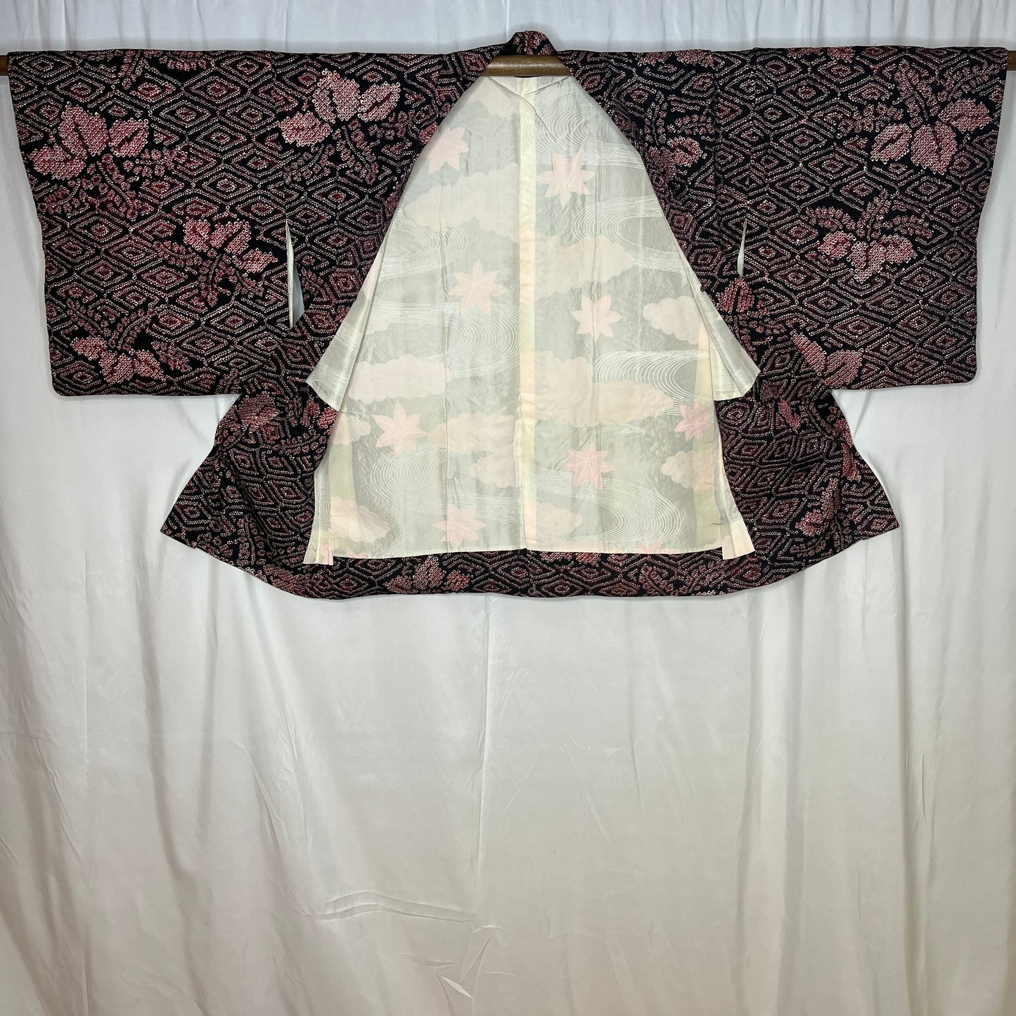 "Paulownia Delight" Shibori Haori