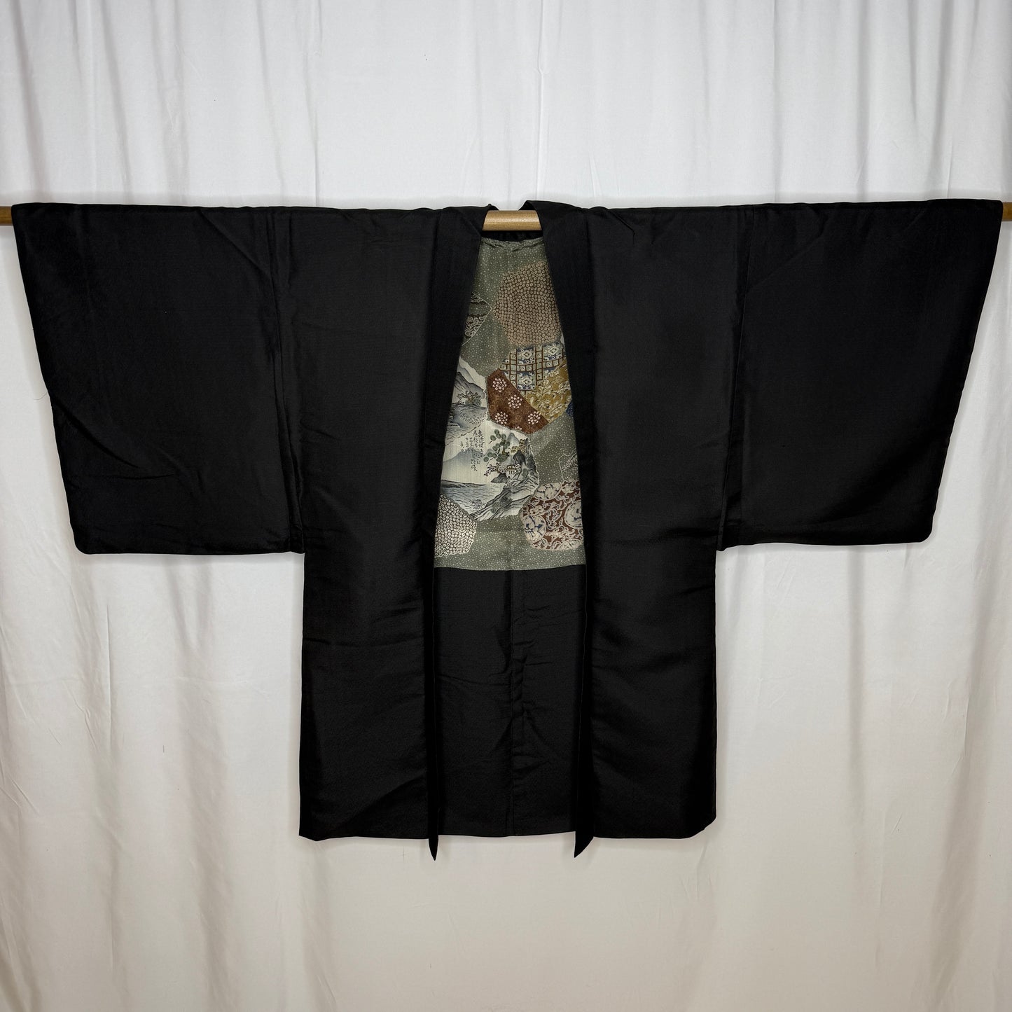 "Patchwork Landscape" Vintage Man's Haori