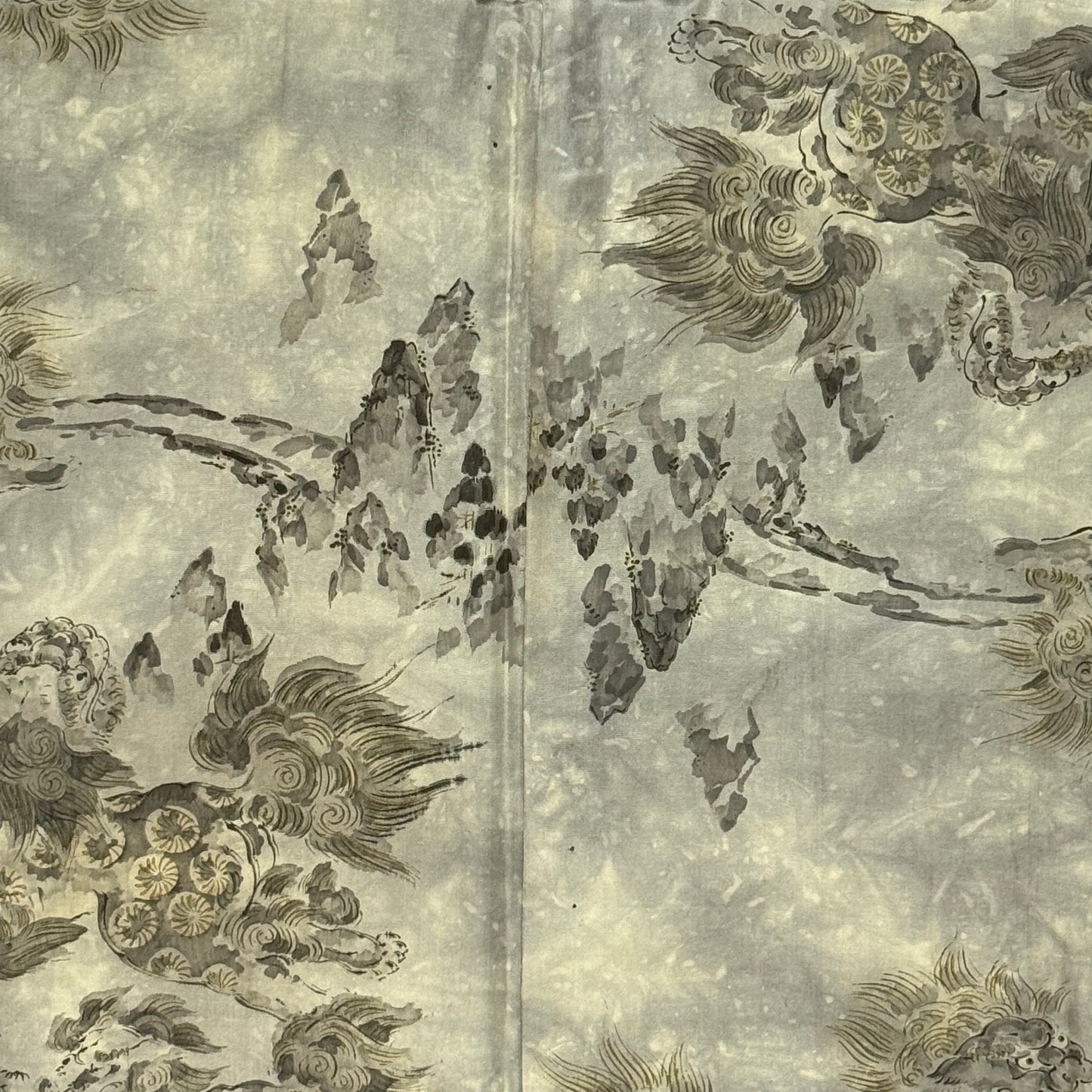 "Clouded Shishi" Vintage Man's Haori