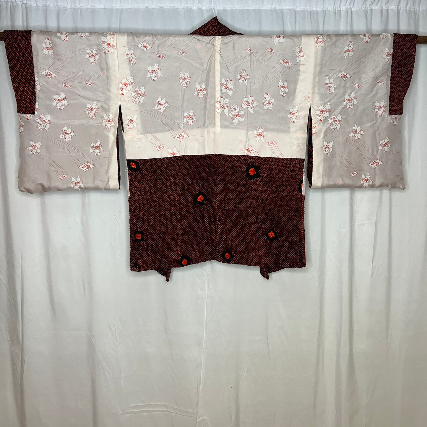 "Arching Shibori" Vintage Haori