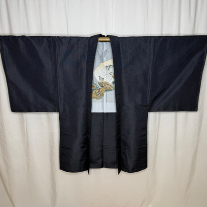 "Books and Bowls" Vintage Man's Haori