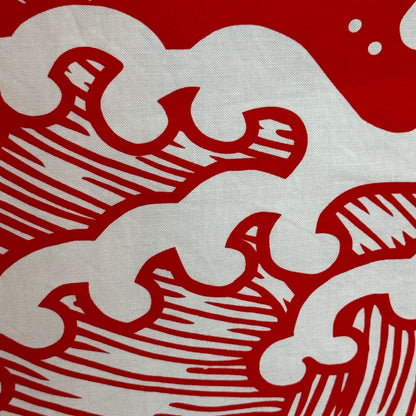 "Paulownia Waves" Vintage Happi Coat