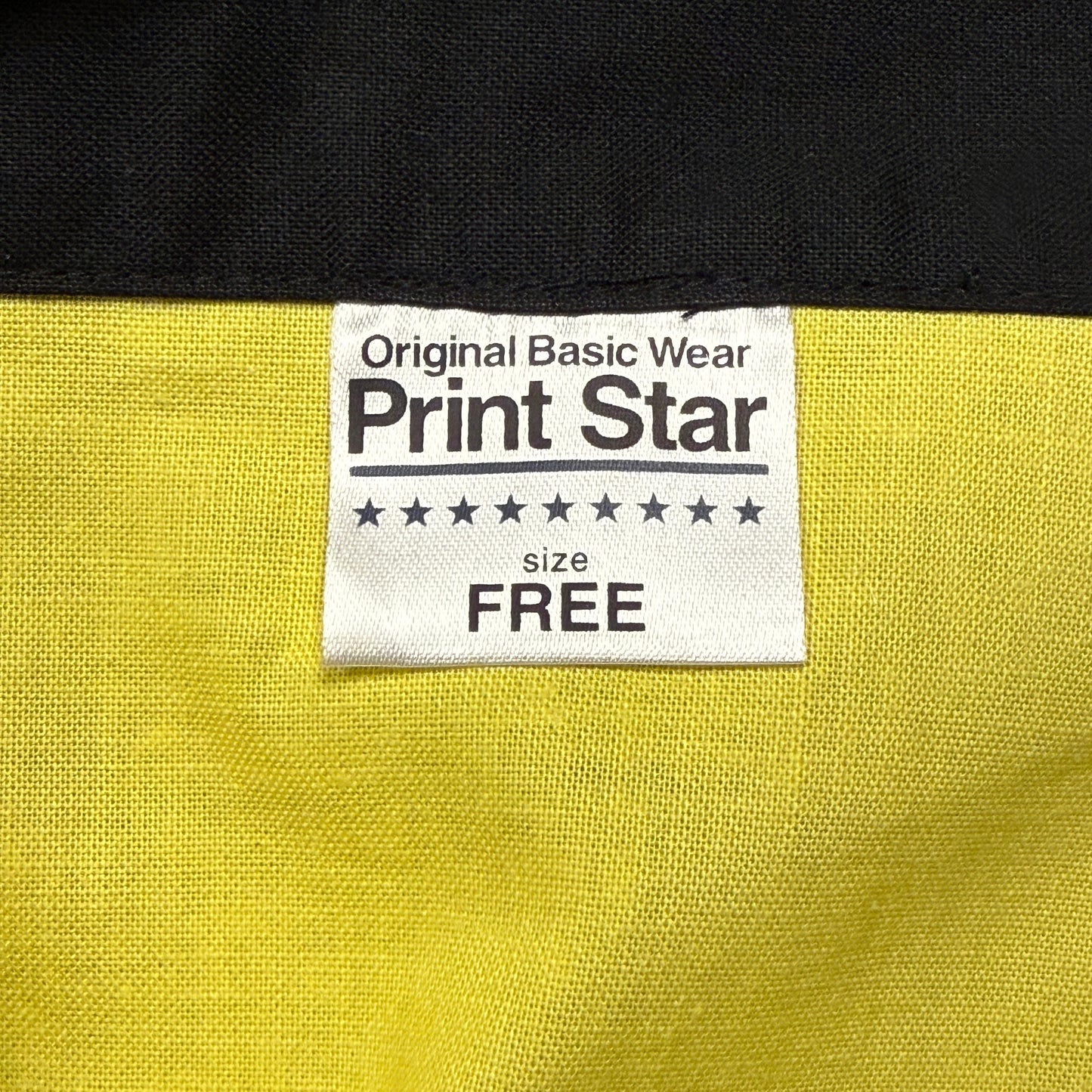 "Print Star - Yellow" Happi Coat