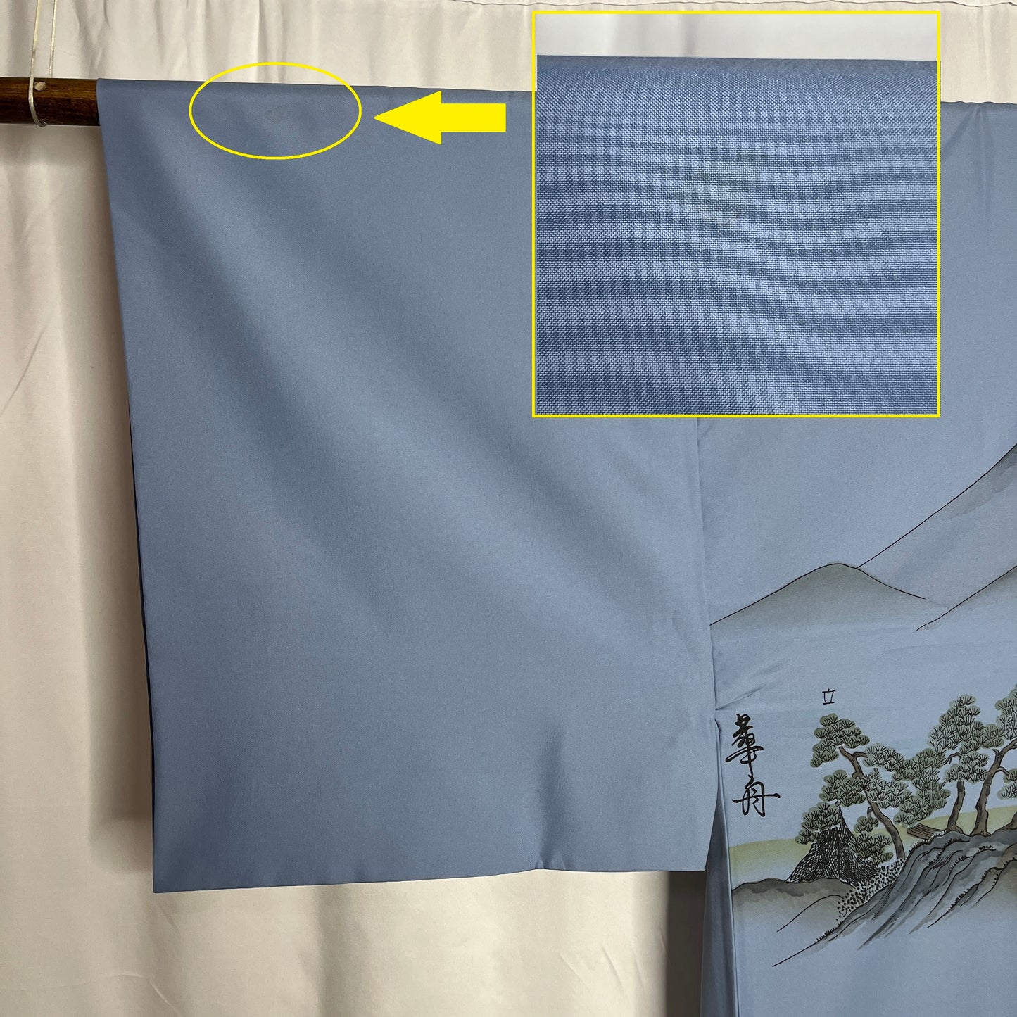 "Mt. Fuji" Man's Juban Underkimono