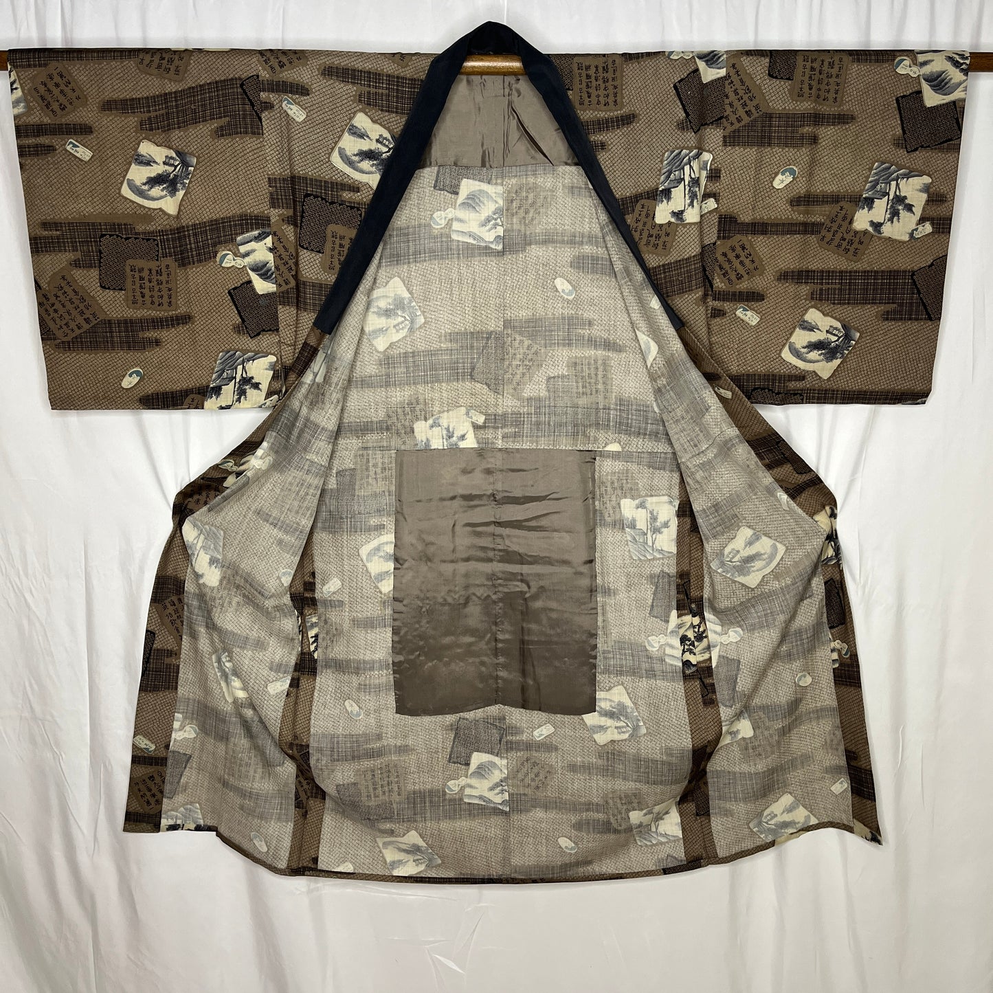 "Tiny Gourds" Man's Juban Underkimono