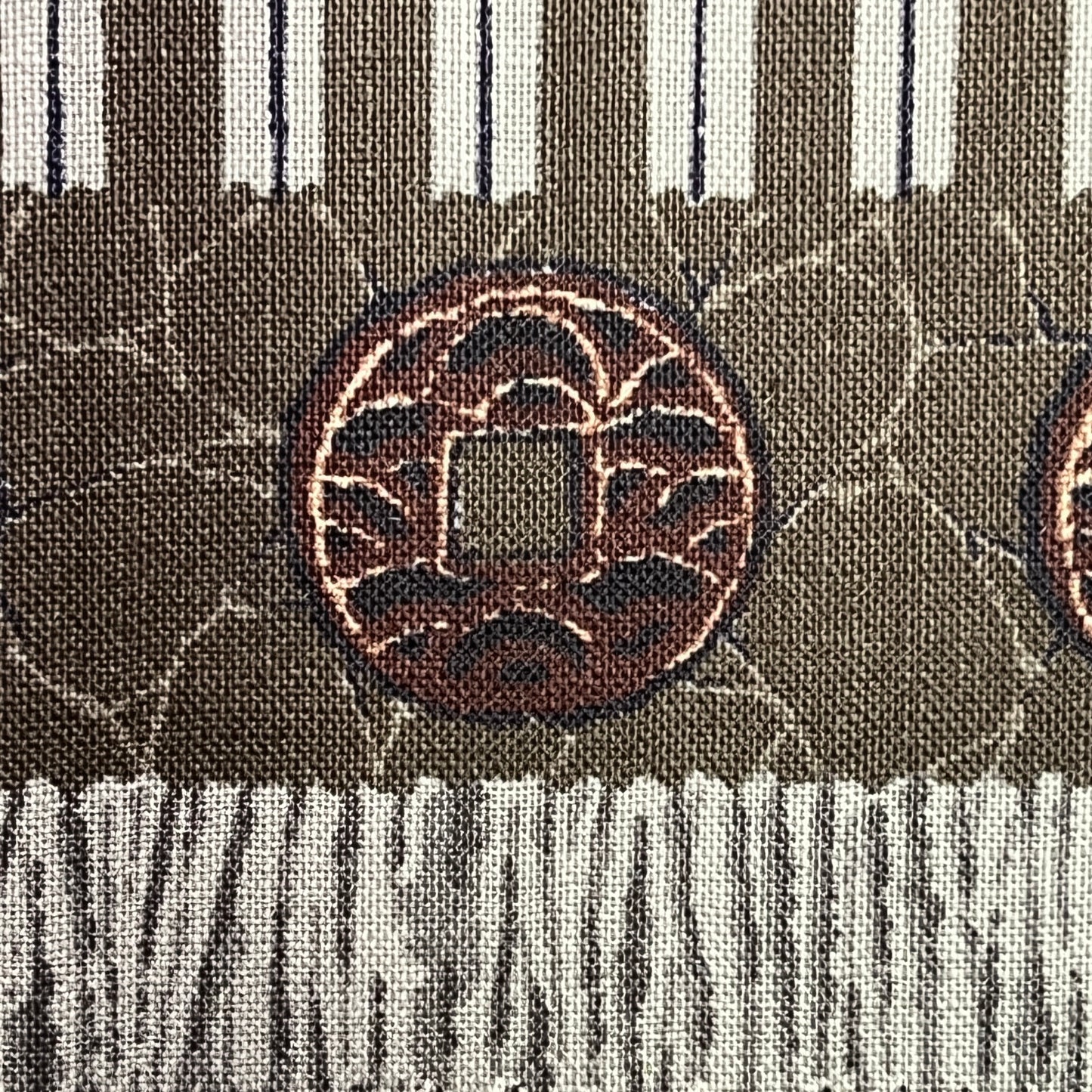 "Coins & Kanji" Man's Juban Underkimono