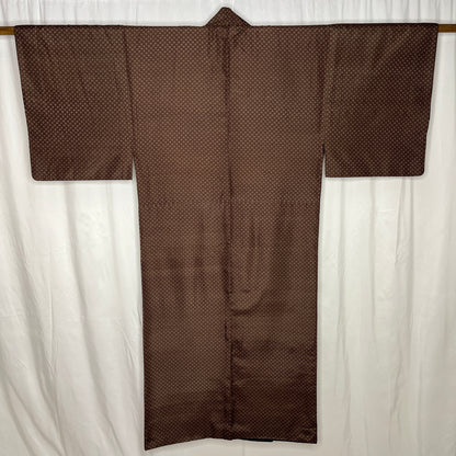 "Criss Cross Grid" Man's Casual Kimono