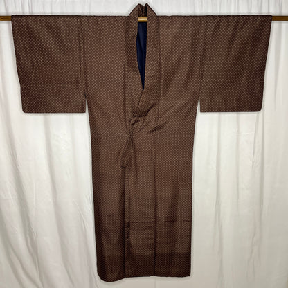 "Criss Cross Grid" Man's Casual Kimono